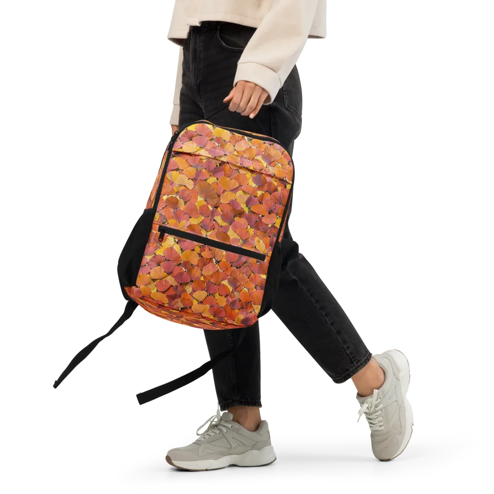 Autumn Ginkgo on Utility Backpack — Front 2