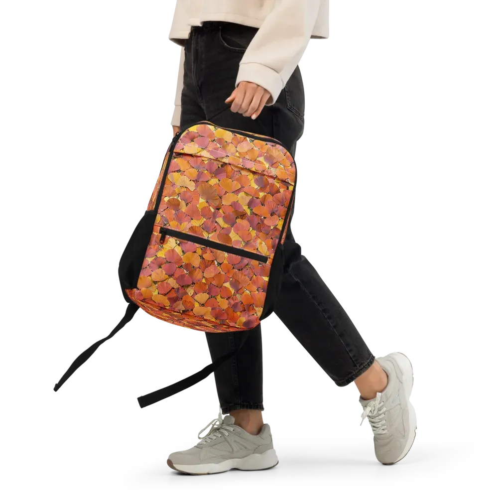 Autumn Ginkgo on Utility Backpack — Front 2
