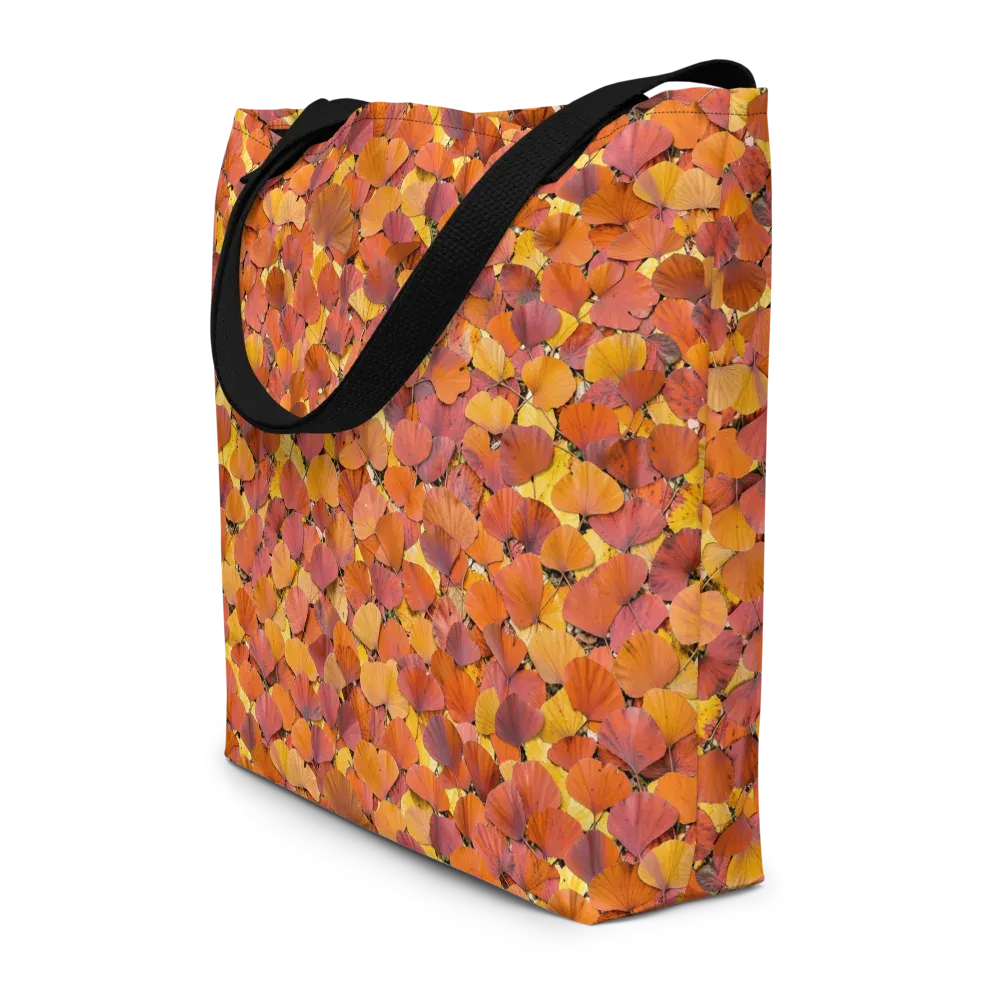 Autumn Ginkgo on Large Tote Bag W/ Pocket — Print file
