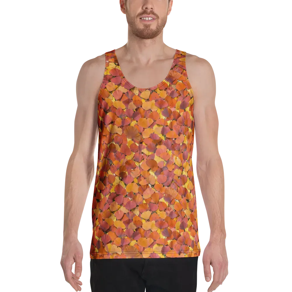 Autumn Ginkgo on Men's Tank Top — Front