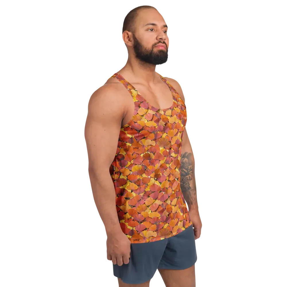 Autumn Ginkgo on Men's Tank Top — Front print
