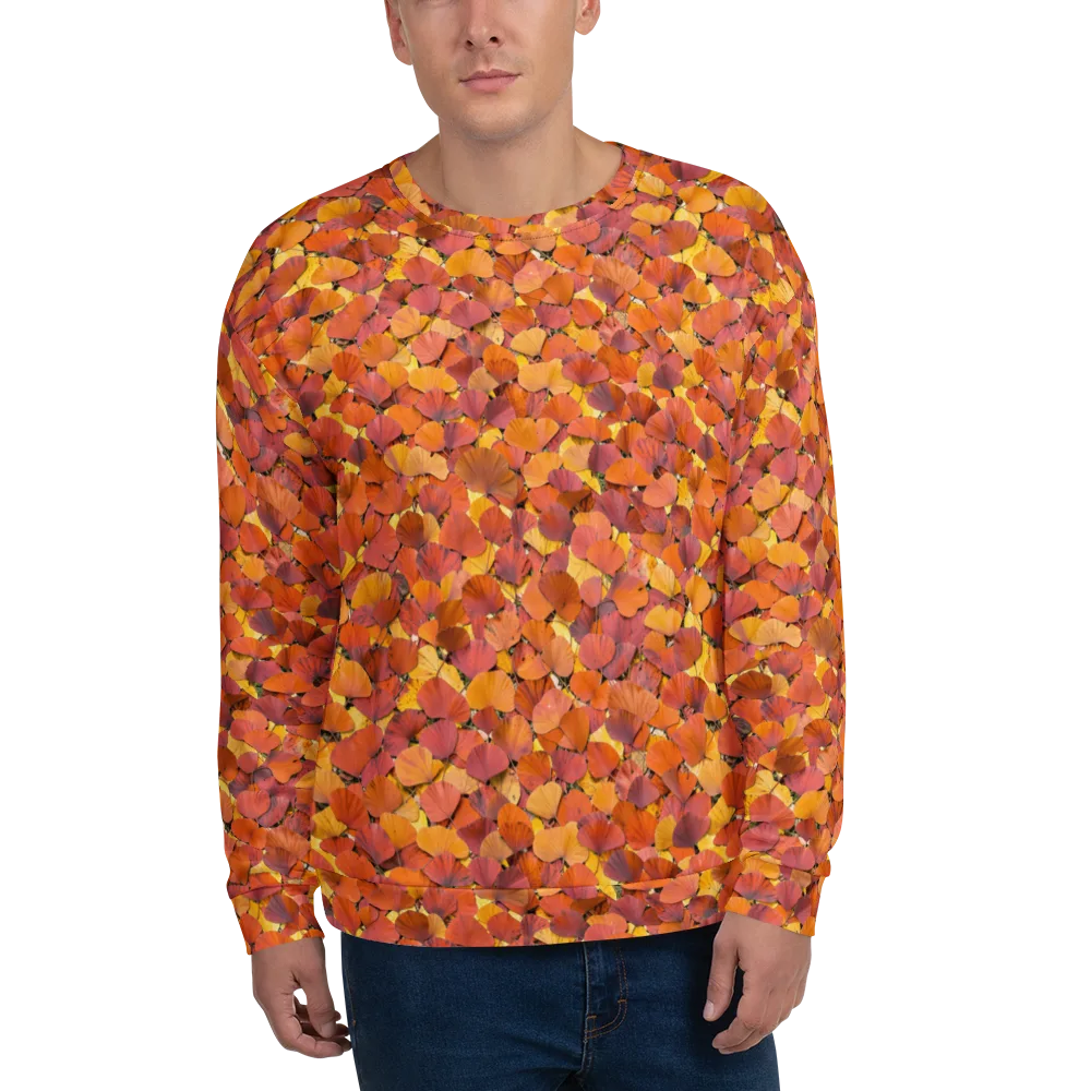 Autumn Ginkgo on Sweatshirt — Front