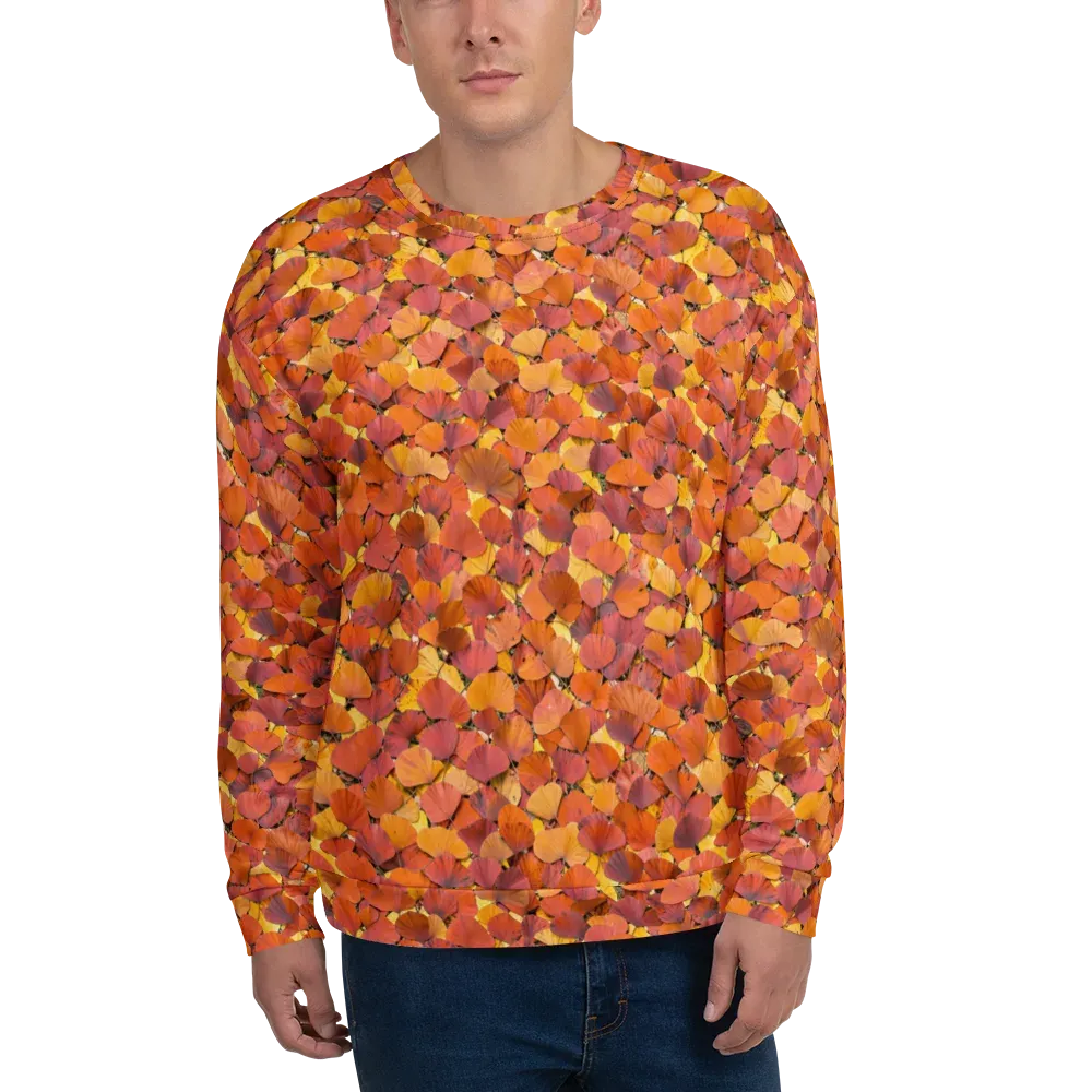 Autumn Ginkgo on Sweatshirt — Front