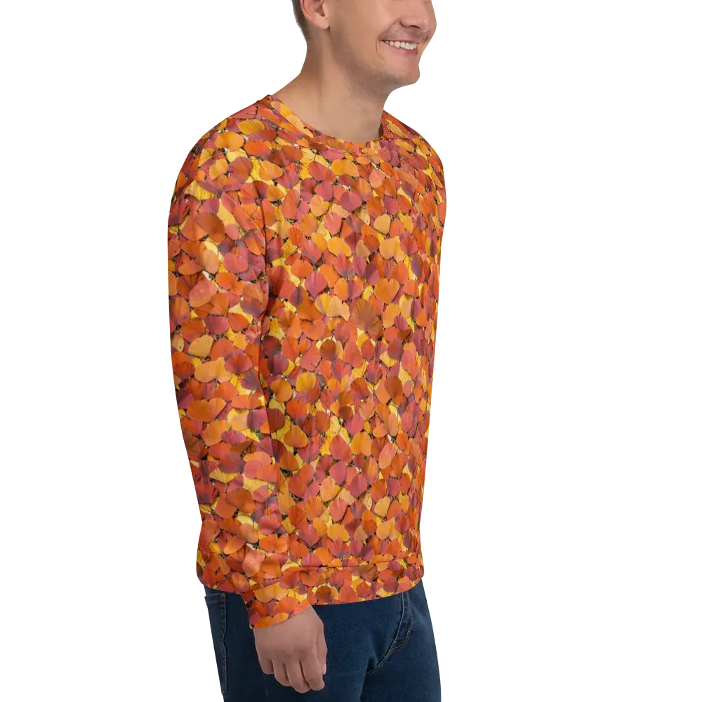 Autumn Ginkgo on Sweatshirt — Right Front