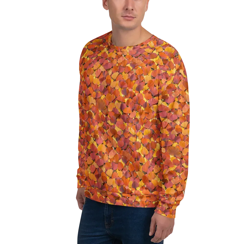 Autumn Ginkgo on Sweatshirt — Left Front