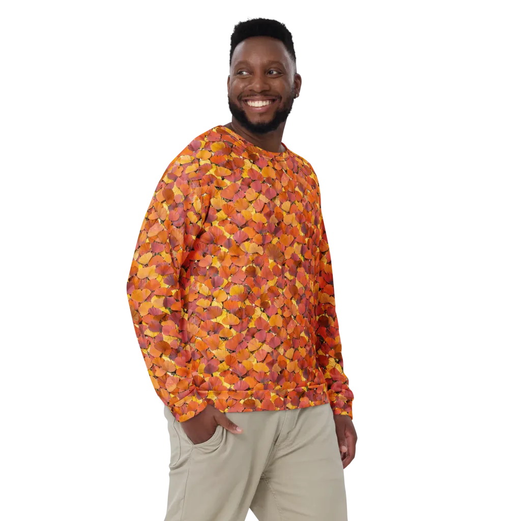 Autumn Ginkgo on Sweatshirt — Front print