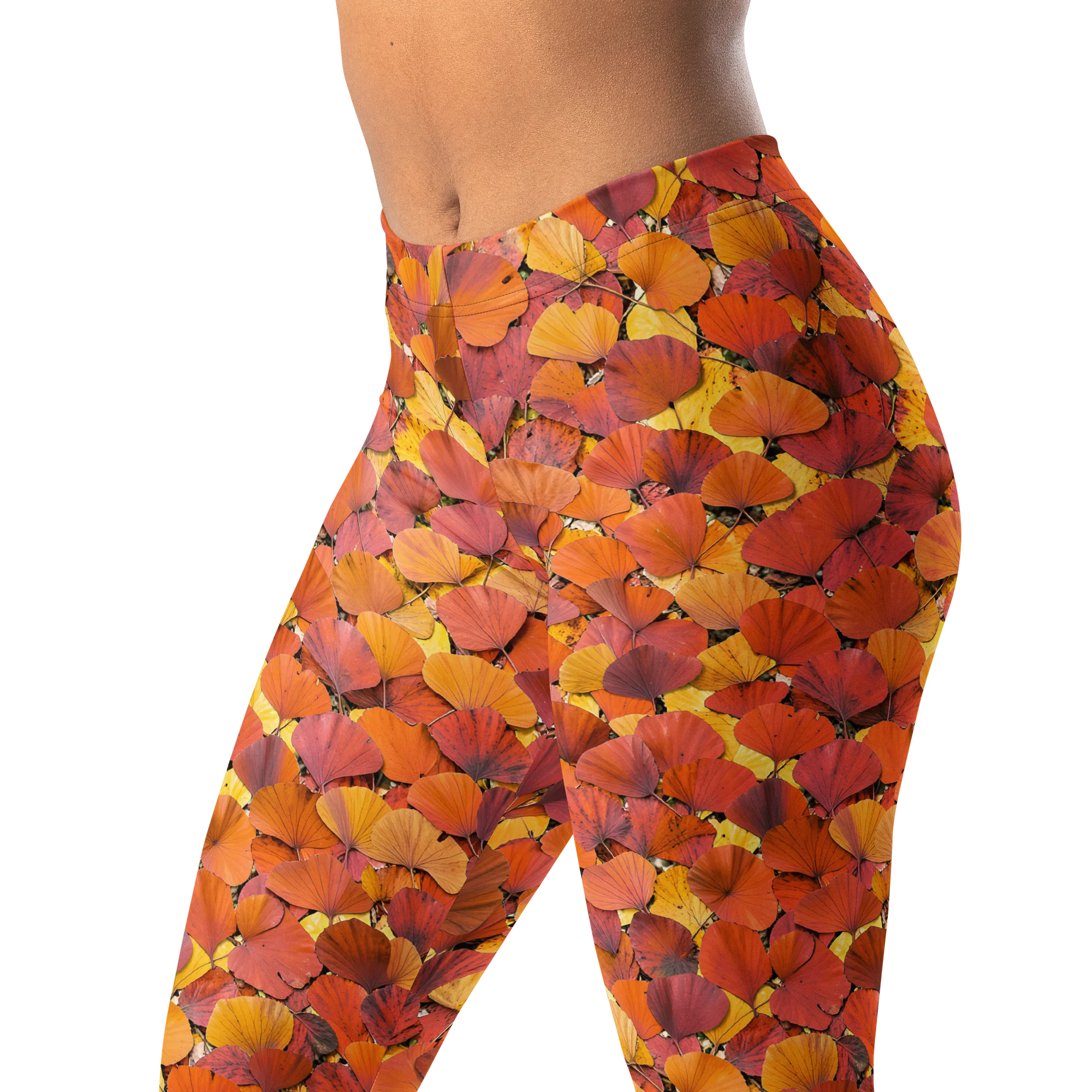 Autumn Ginkgo on Leggings — Print file
