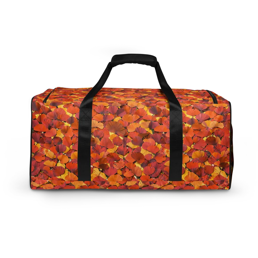 Autumn Ginkgo on Duffle Bag — Back print