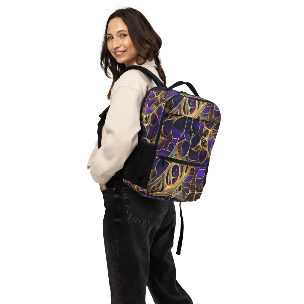 Aurum Nebula on Utility Backpack — Top print