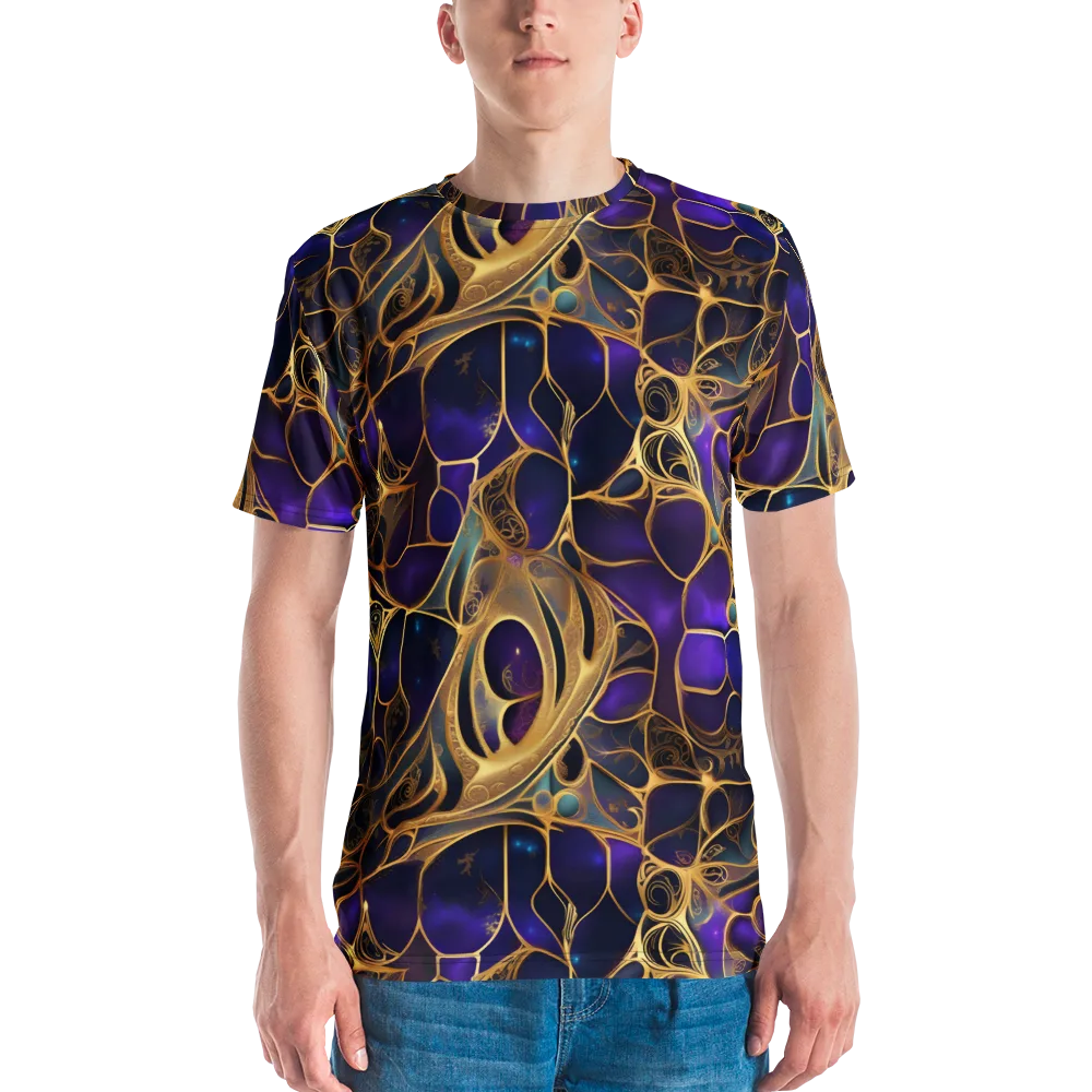 Aurum Nebula on Men's Crew Neck T-Shirt — Front