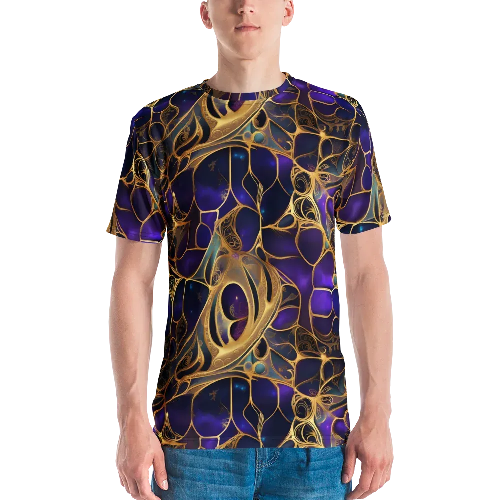 Aurum Nebula on Men's Crew Neck T-Shirt — Front