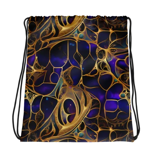 Aurum Nebula on a Drawstring Bag
