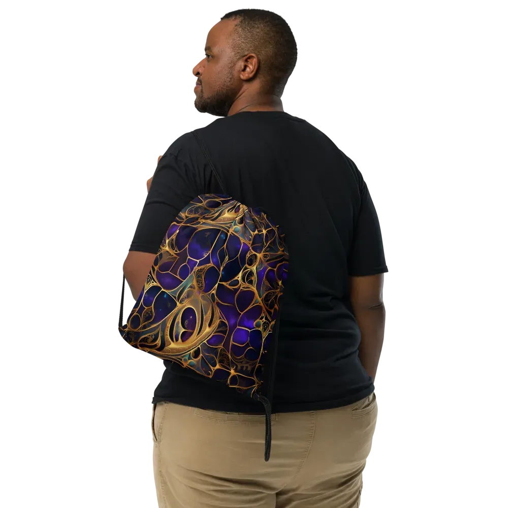 Aurum Nebula on Drawstring Bag — Print file