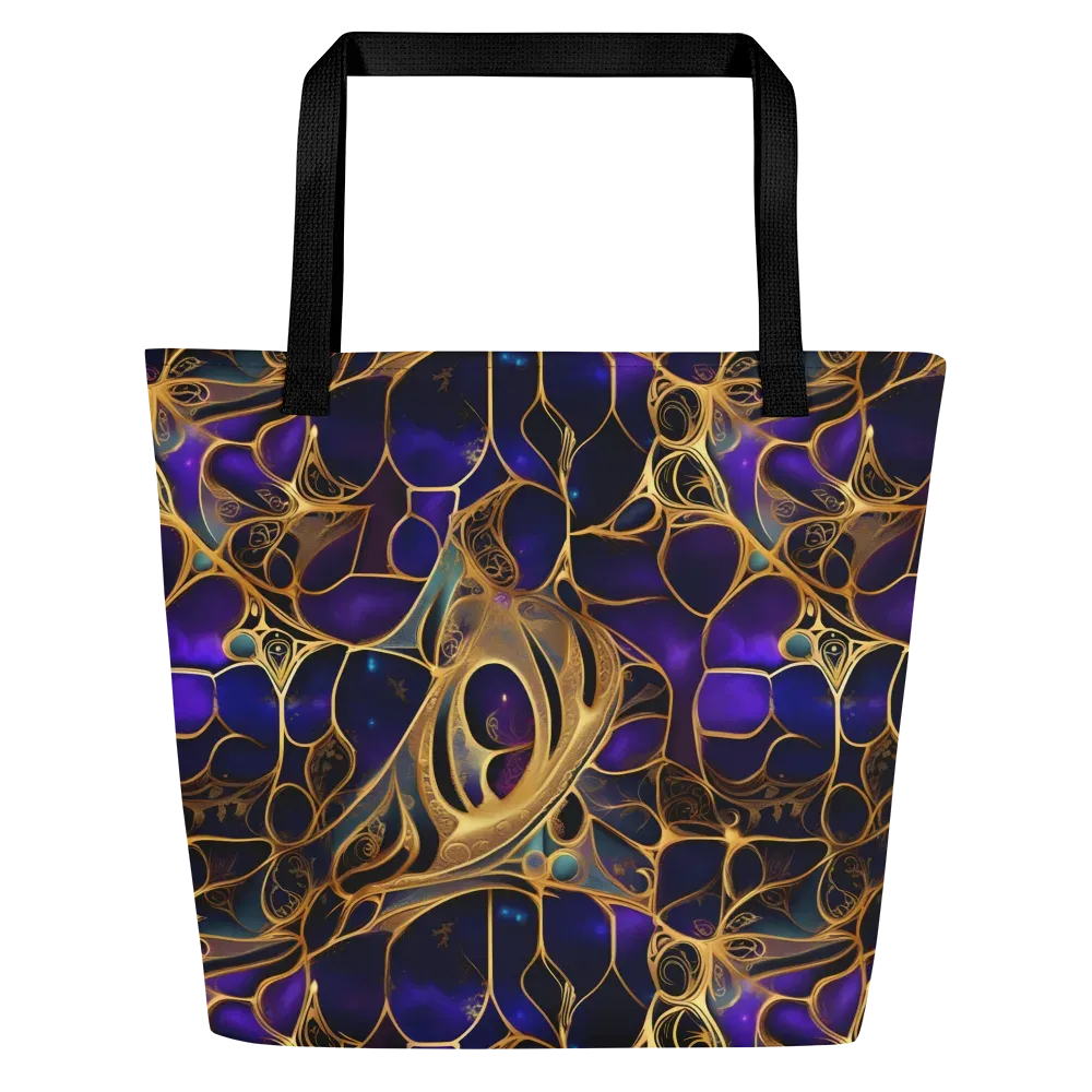 Aurum Nebula on Large Tote Bag W/ Pocket — Front
