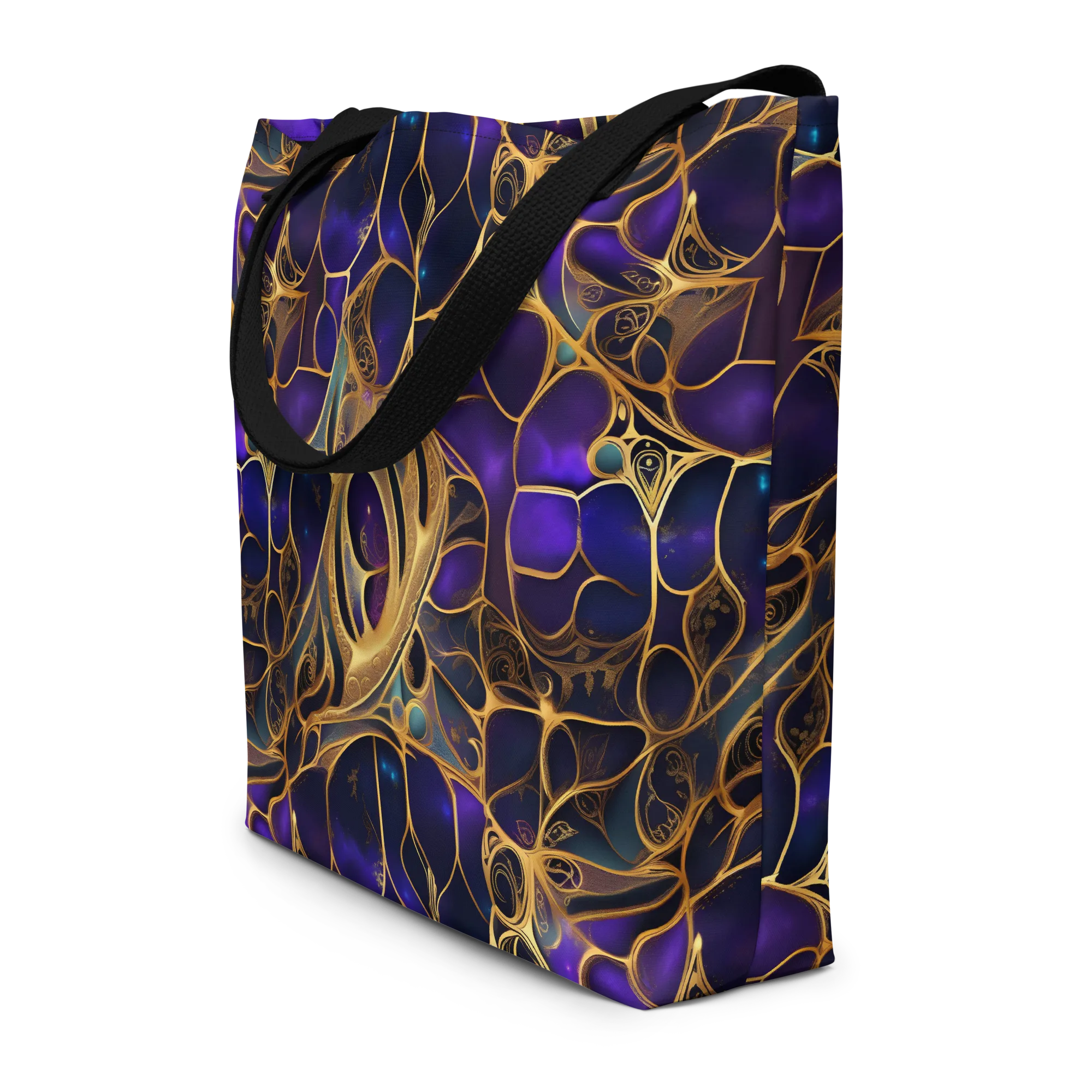 Aurum Nebula on Large Tote Bag W/ Pocket — Print file
