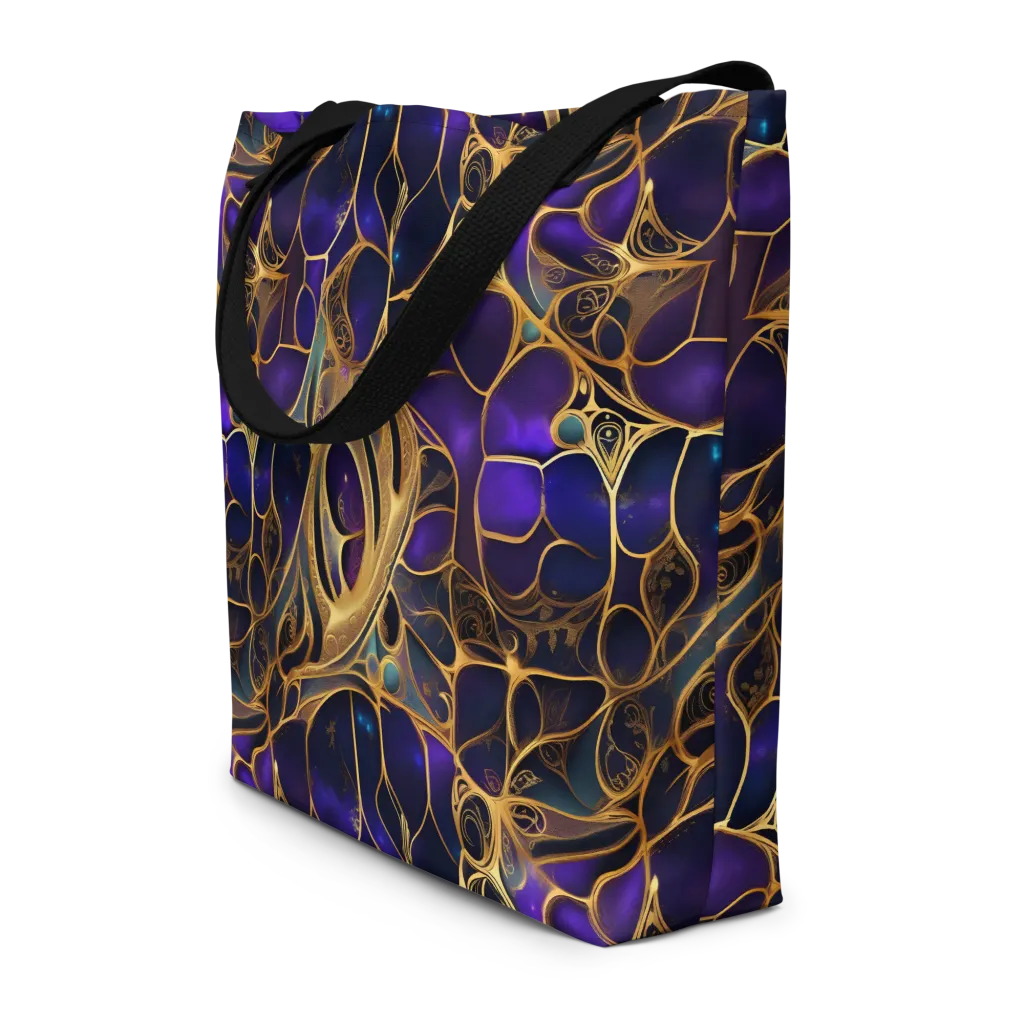 Aurum Nebula on Large Tote Bag W/ Pocket — Print file