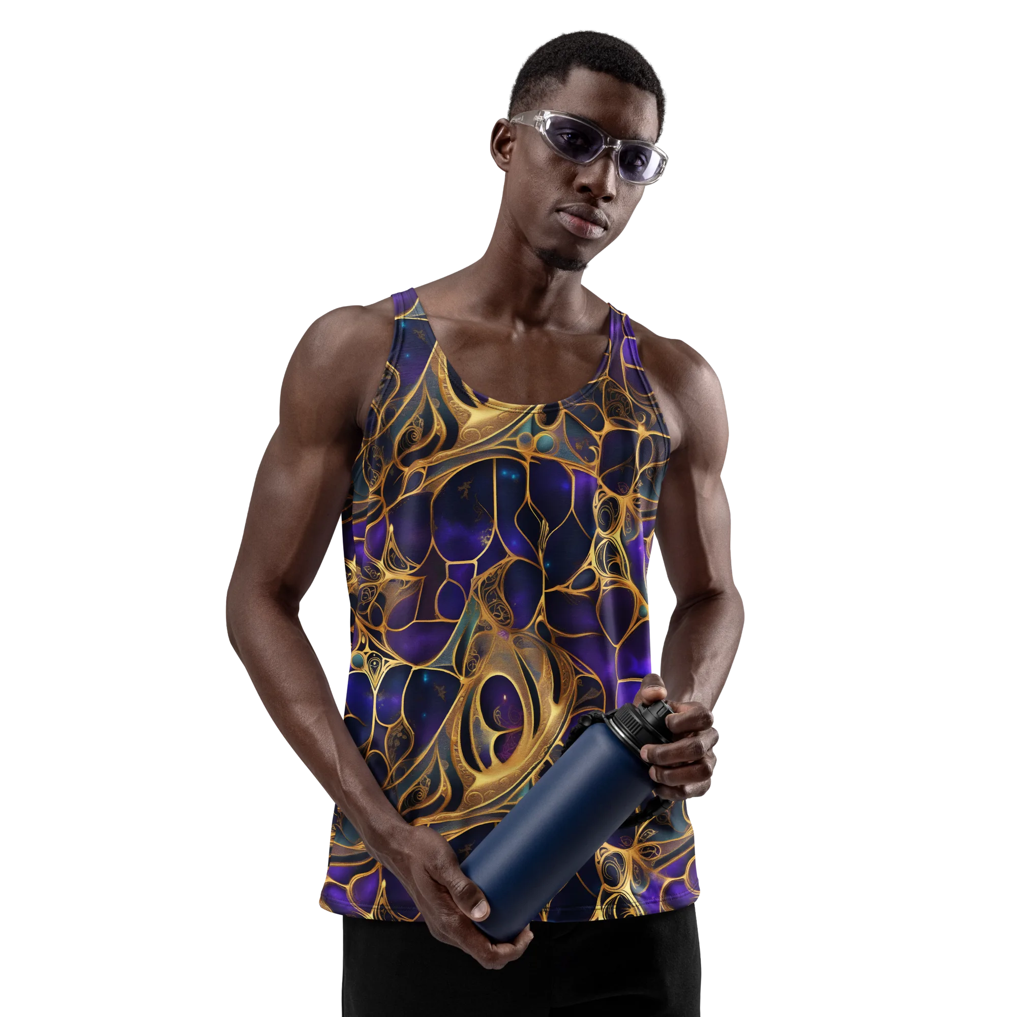 Aurum Nebula on Men's Tank Top — Front print