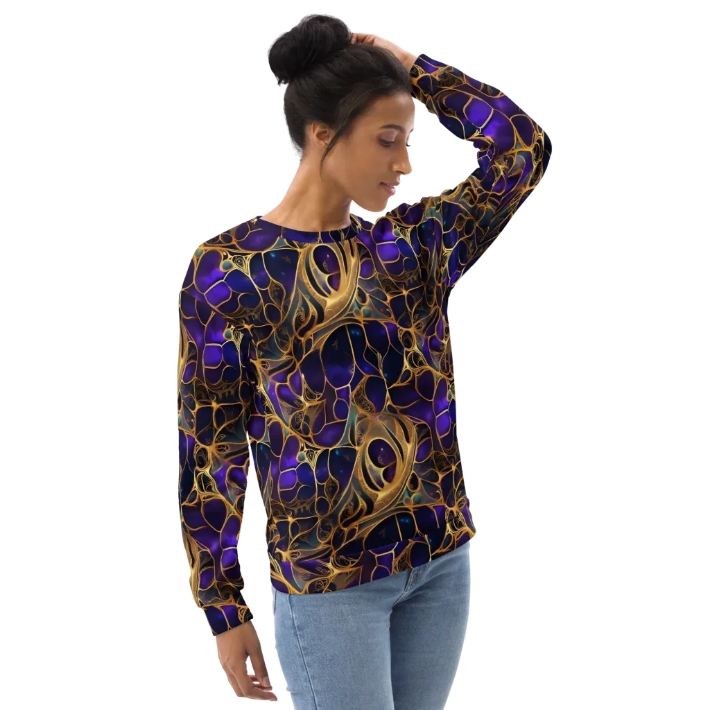 Aurum Nebula on Sweatshirt — Right sleeve