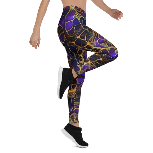 Aurum Nebula on a Leggings