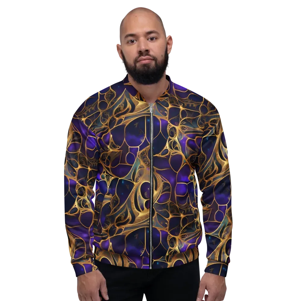Aurum Nebula on Bomber Jacket — Front