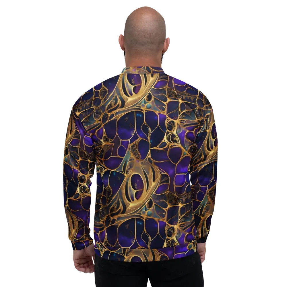 Aurum Nebula on Bomber Jacket — Back