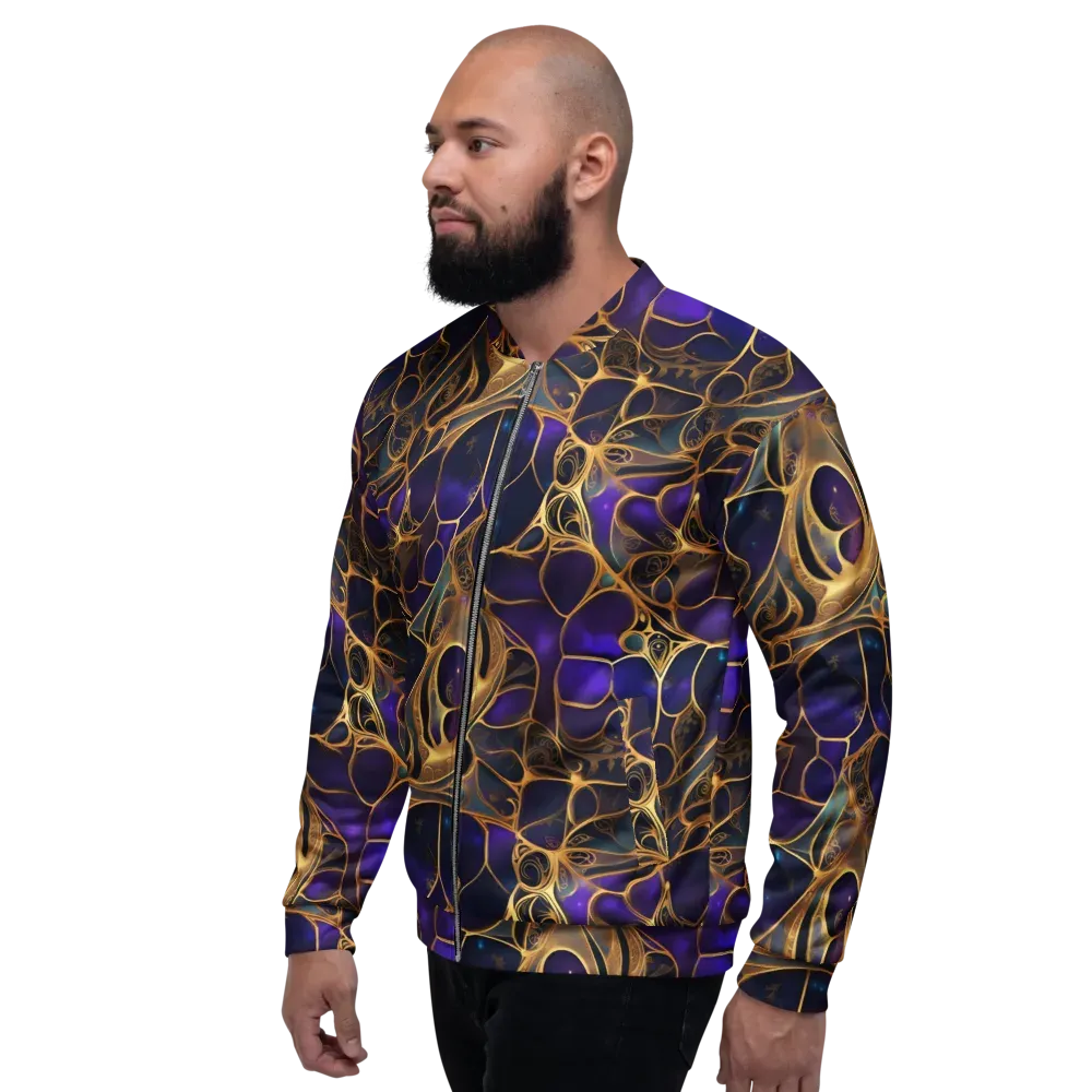 Aurum Nebula on Bomber Jacket — Left