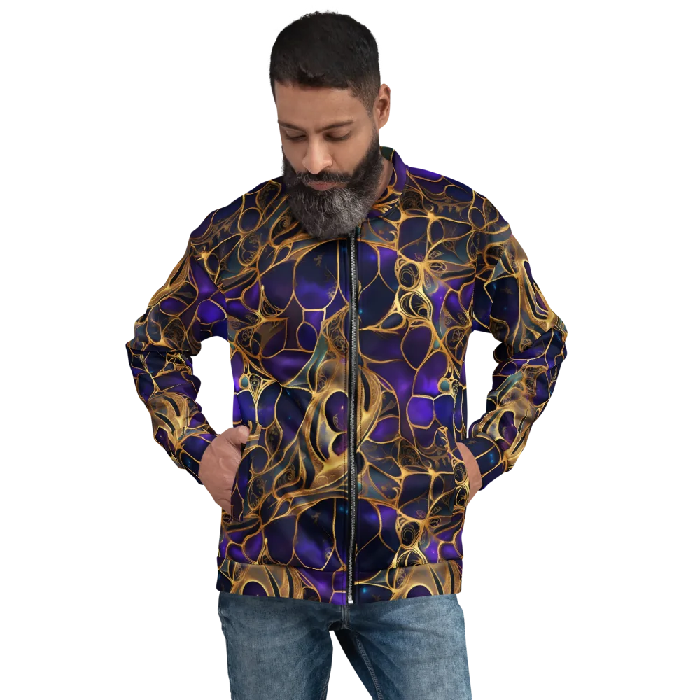 Aurum Nebula on Bomber Jacket — Back print