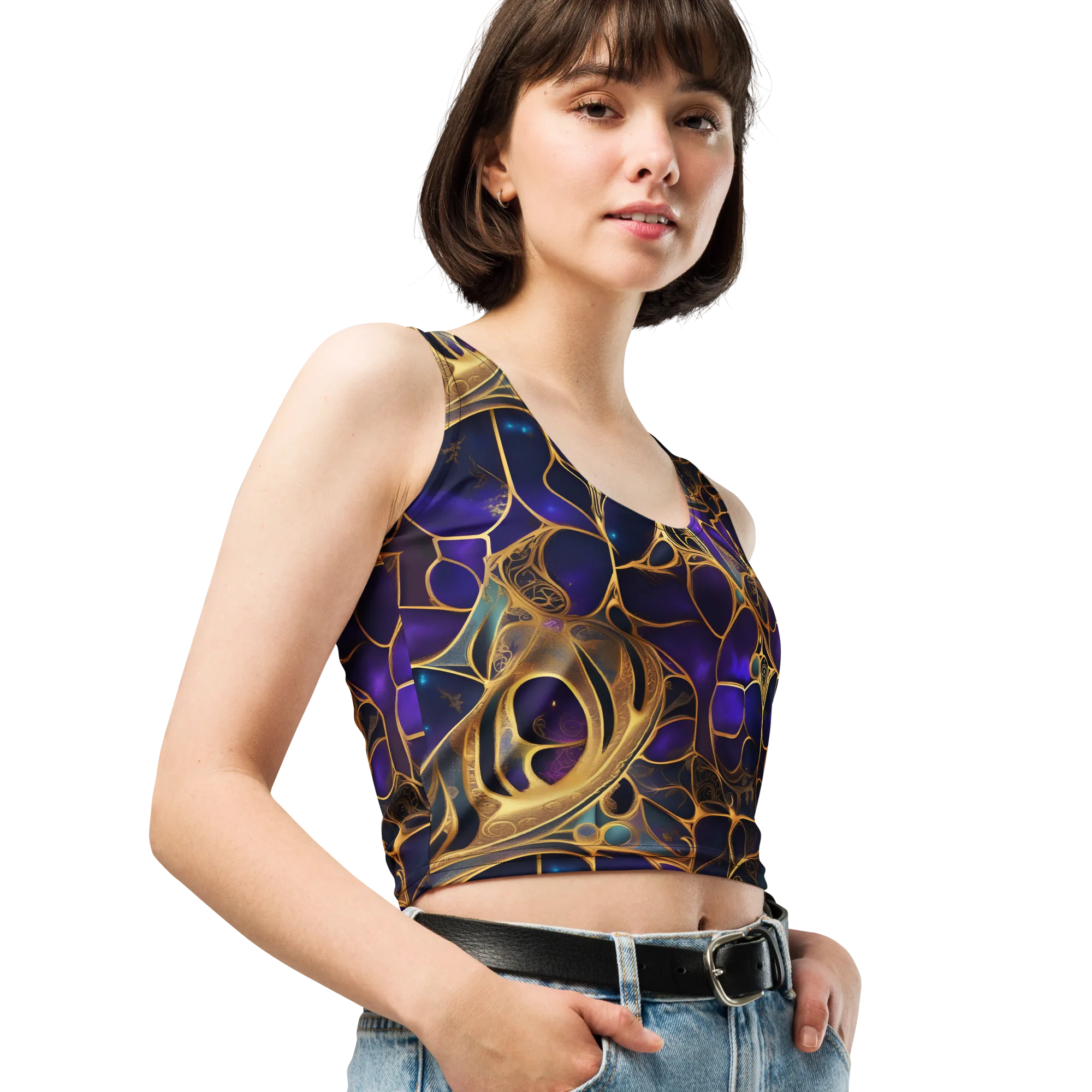 Aurum Nebula on Crop Top — Print file