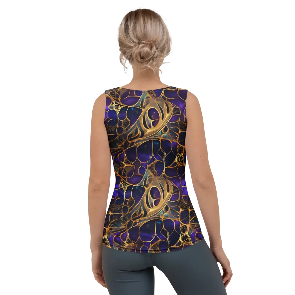 Aurum Nebula on Women's Tank Top — Back