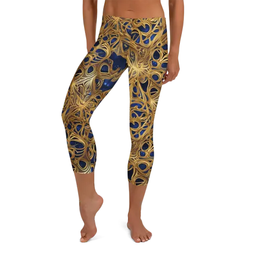 Astral Filigree on a Capri Leggings