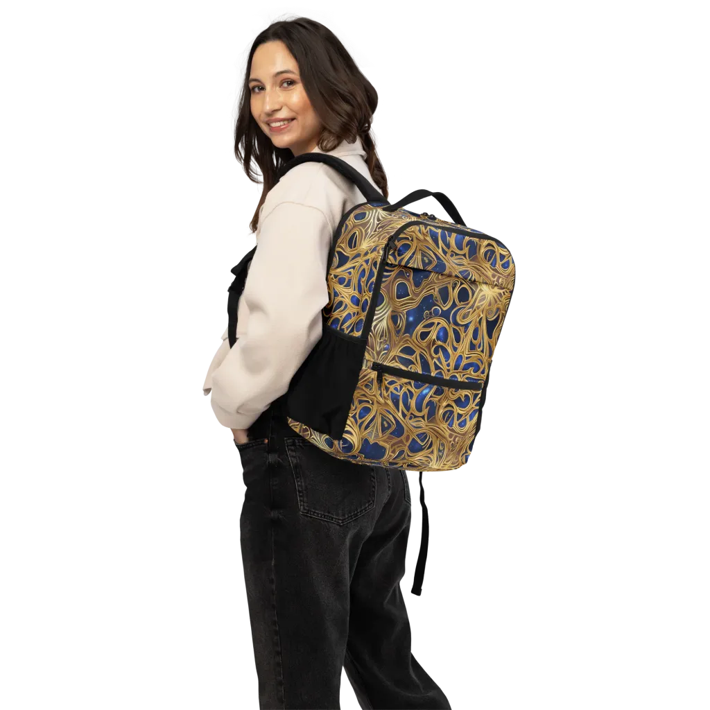 Astral Filigree on Utility Backpack — Top print