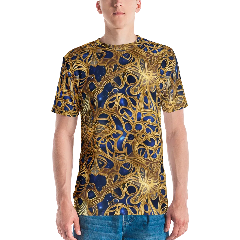 Astral Filigree on Men's Crew Neck T-Shirt — Front