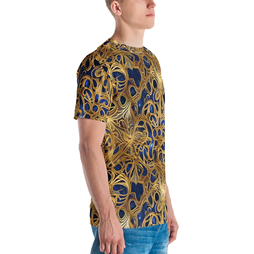 Astral Filigree on Men's Crew Neck T-Shirt — Right