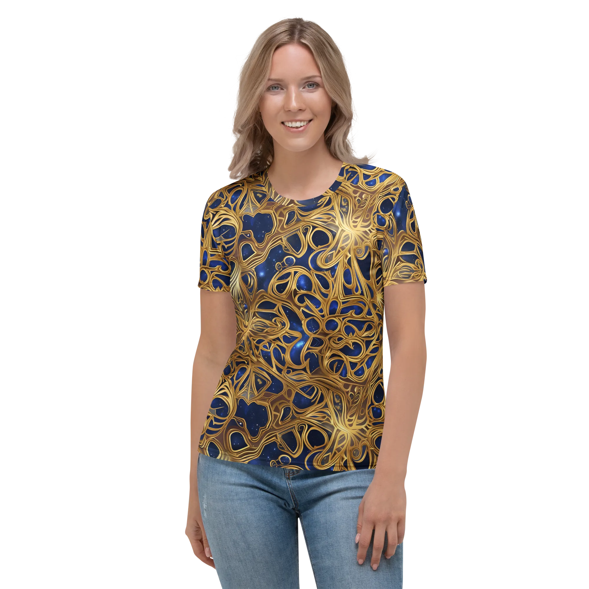 Astral Filigree on Women's Crew Neck T-Shirt — Front