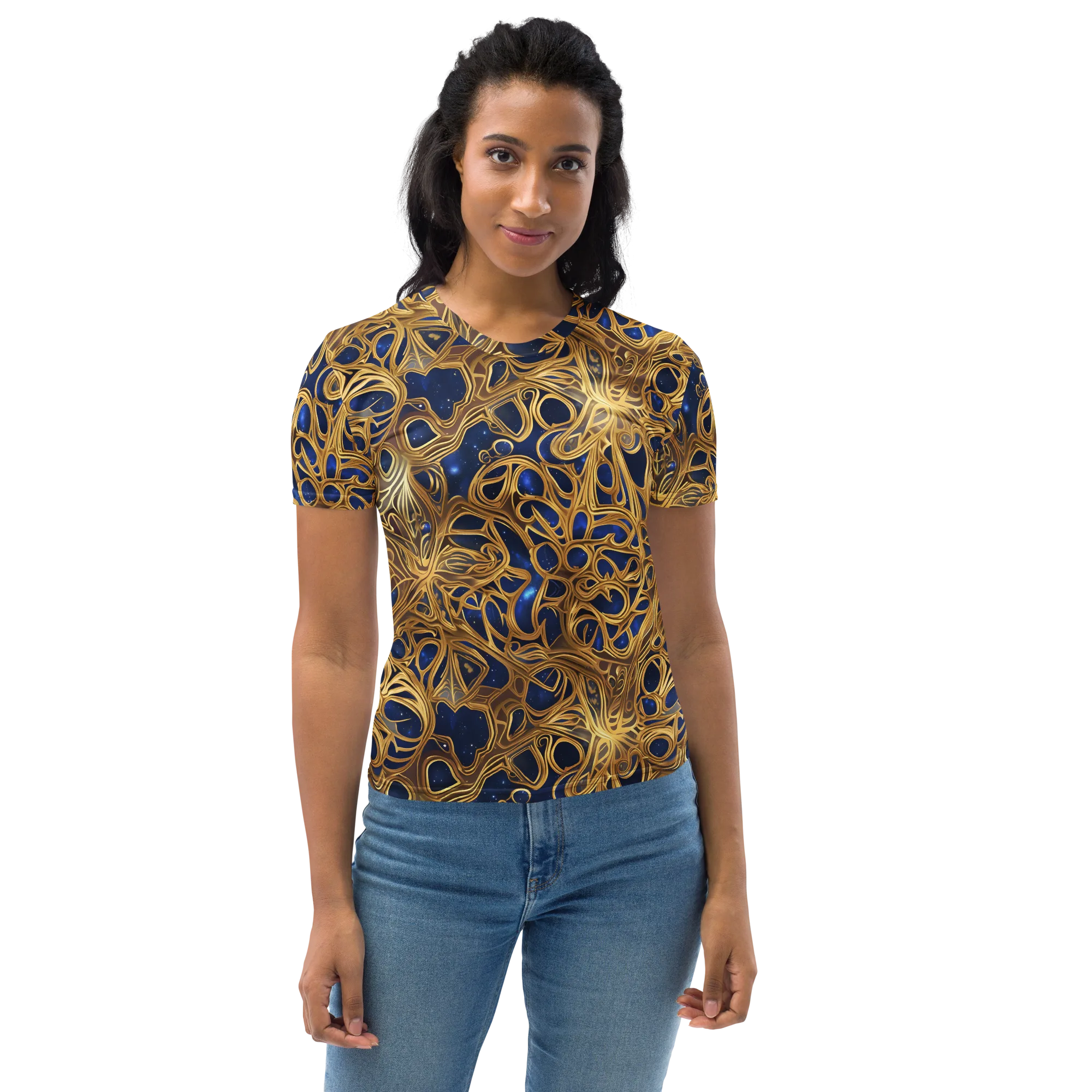 Astral Filigree on Women's Crew Neck T-Shirt — Print file