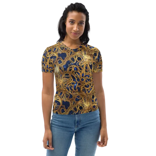 Astral Filigree on a Women's Crew Neck T-Shirt