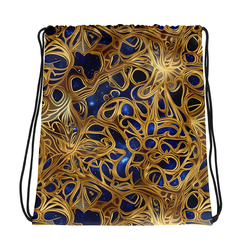 Astral Filigree on Drawstring Bag — Mockup
