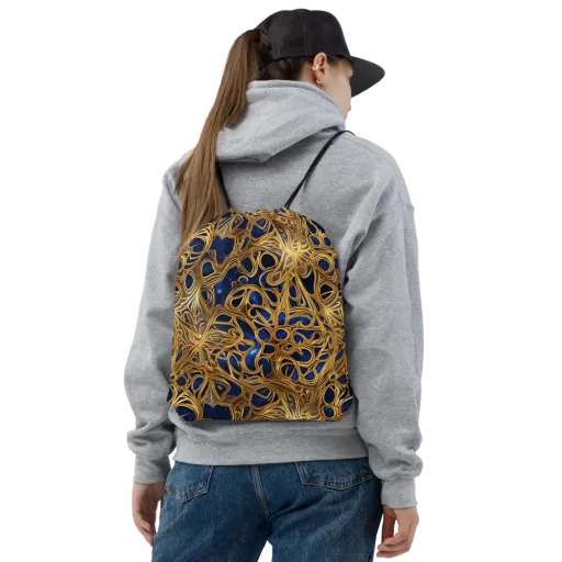 Astral Filigree on a Drawstring Bag