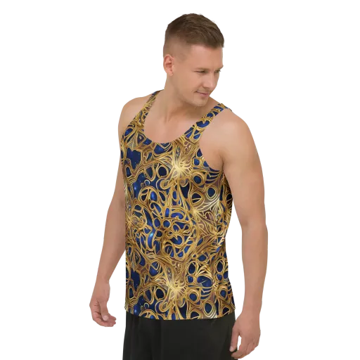 Astral Filigree on a Men's Tank Top