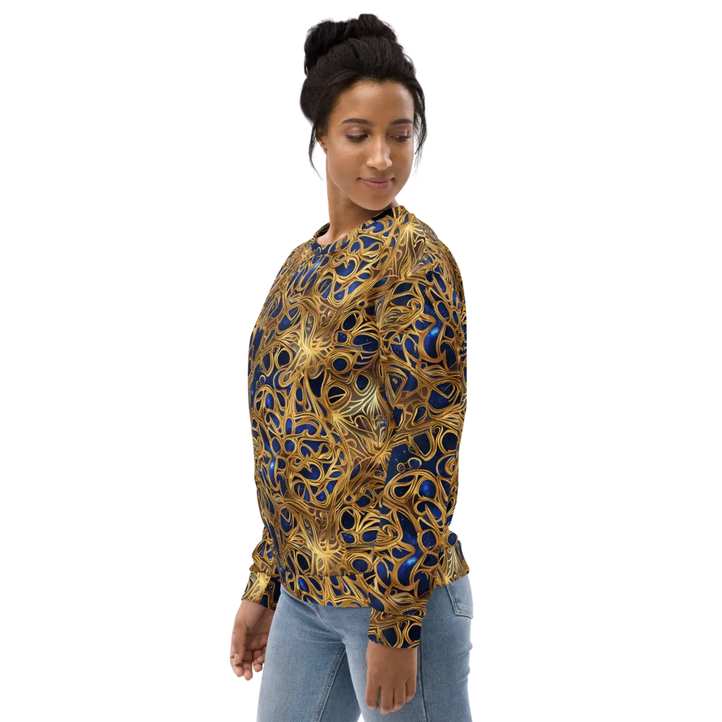 Astral Filigree on Sweatshirt — Left sleeve