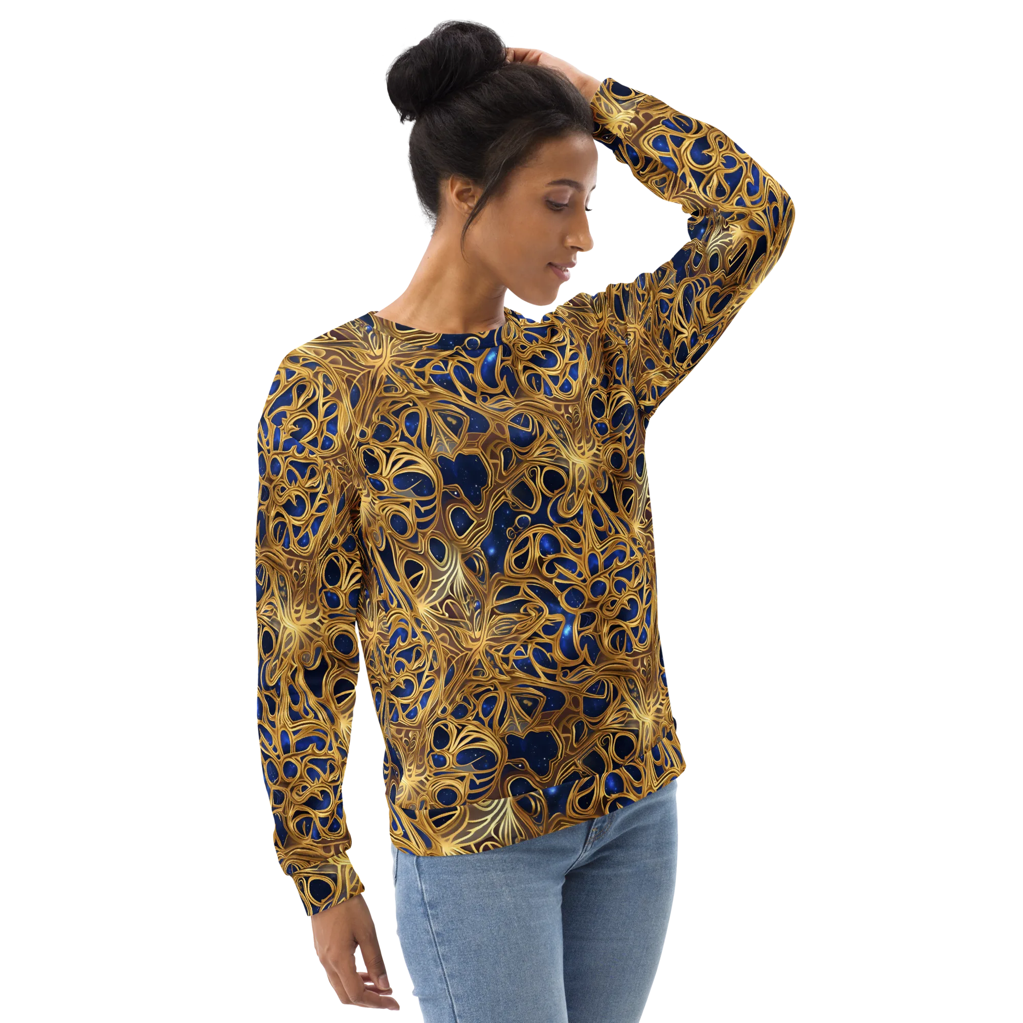 Astral Filigree on Sweatshirt — Right sleeve