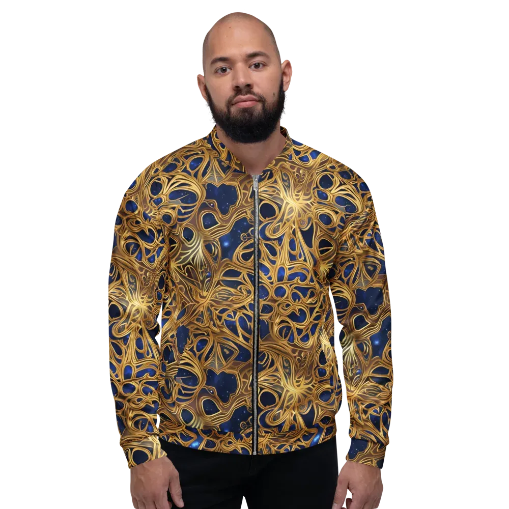 Astral Filigree on Bomber Jacket — Front