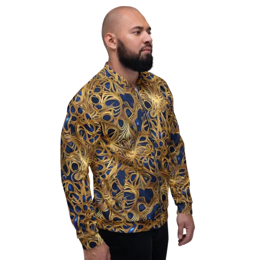 Astral Filigree on a Bomber Jacket