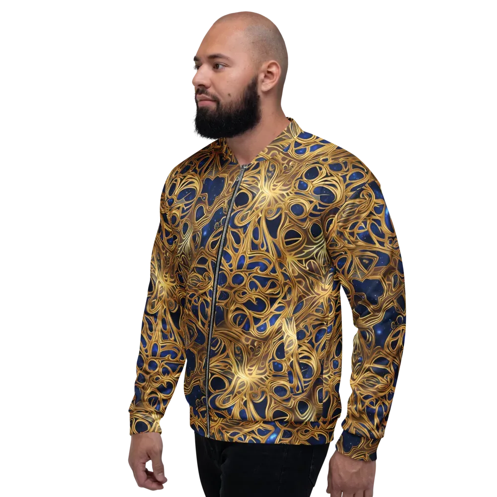 Astral Filigree on Bomber Jacket — Left