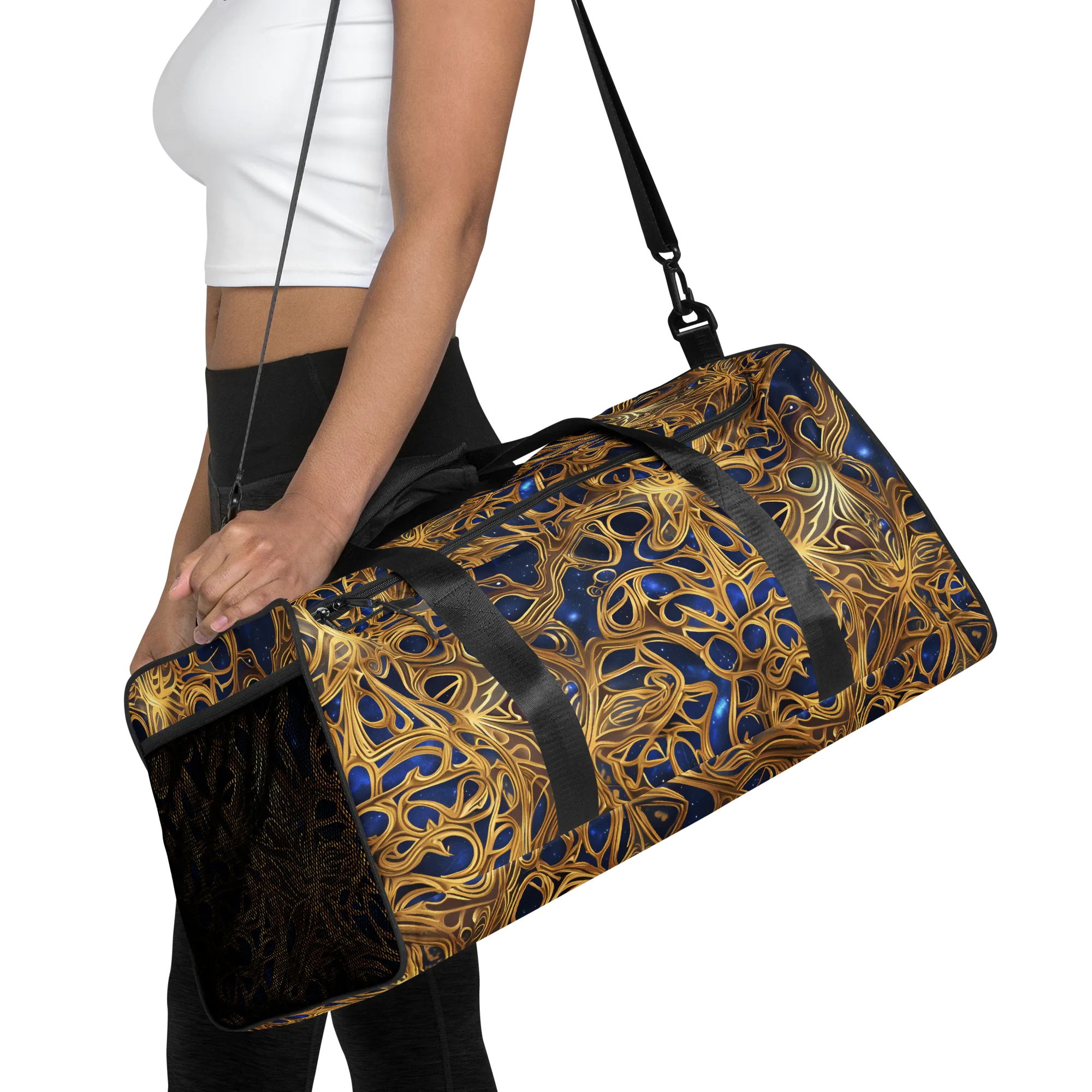 Astral Filigree on Duffle Bag — Front