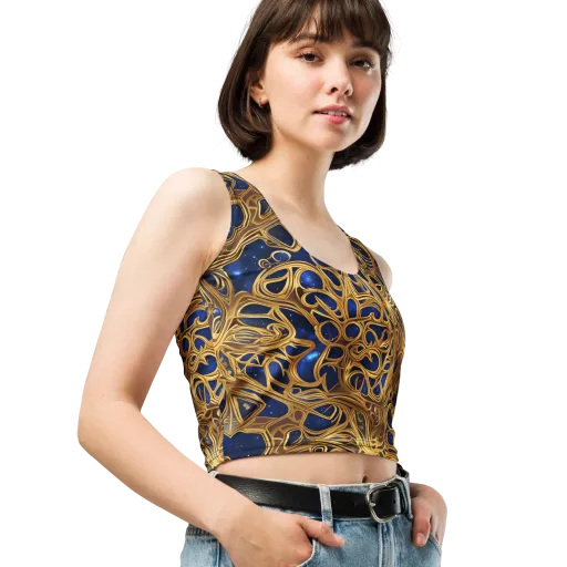 Astral Filigree on a Crop Top