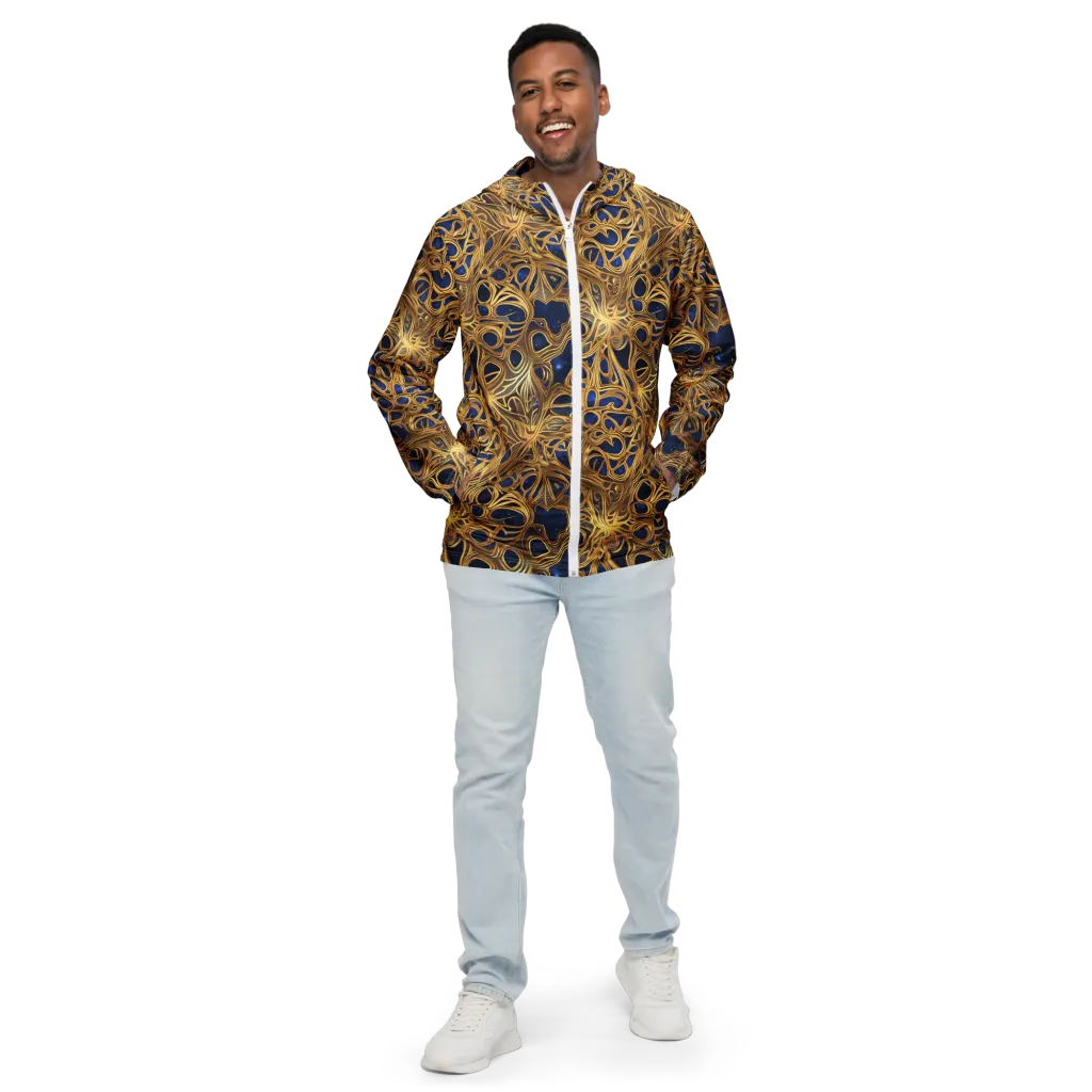 Astral Filigree on Men's Windbreaker — Front