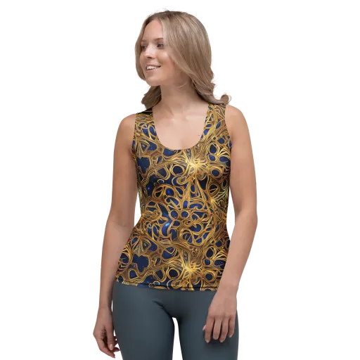 Astral Filigree on a Women's Tank Top