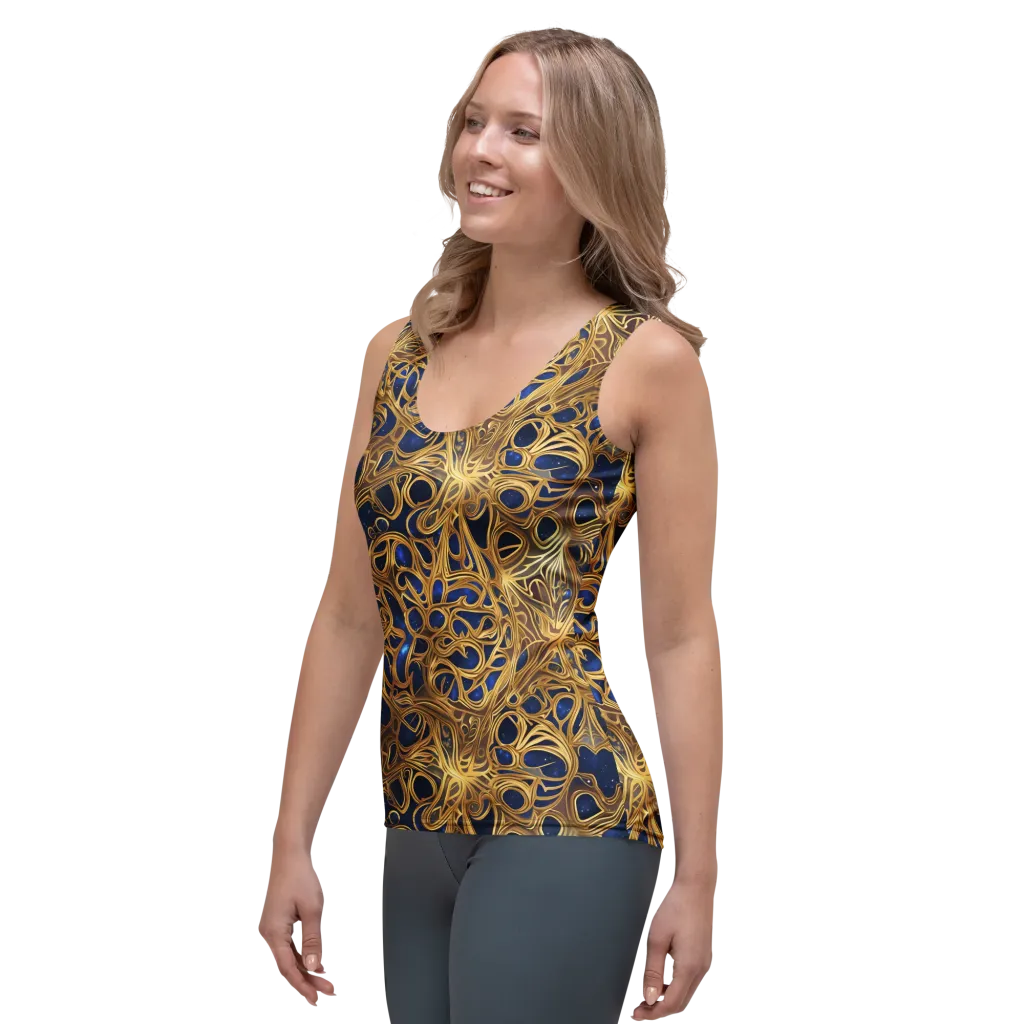 Astral Filigree on Women's Tank Top — Left Front
