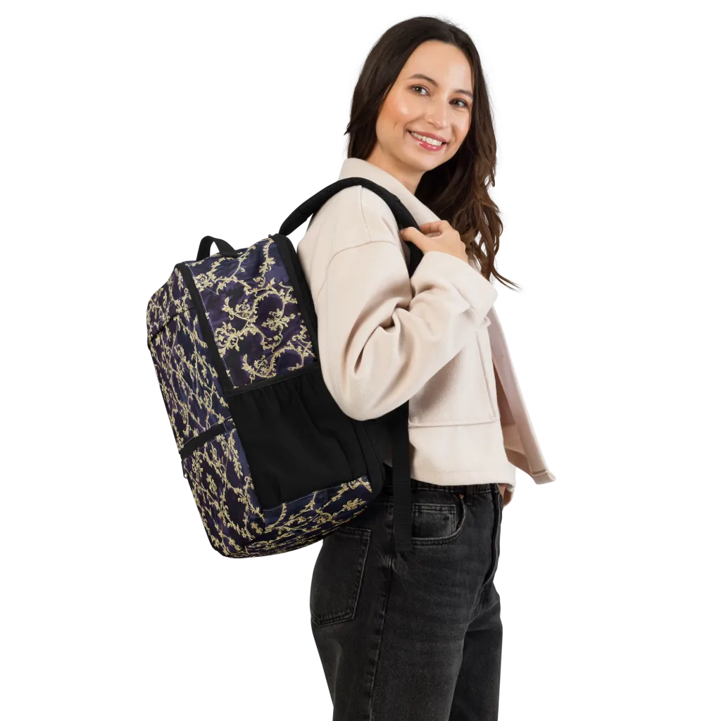 Velvet Versailles on Utility Backpack — Right